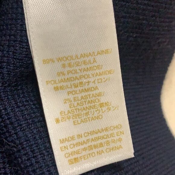 KATE SPADE NEWYORK CATHIE BLUE & CREAM SWEATER DRESS SIZE S - Picture 5 of 5